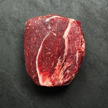 Overhead image of 4 lb Wagyu Beef Sirloin Tip Roast