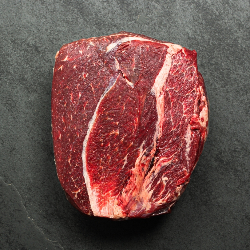 Overhead image of 4 lb Wagyu Beef Sirloin Tip Roast