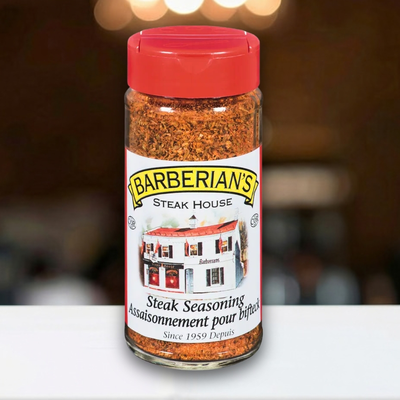 Barberian's Steak Seasoning bottle