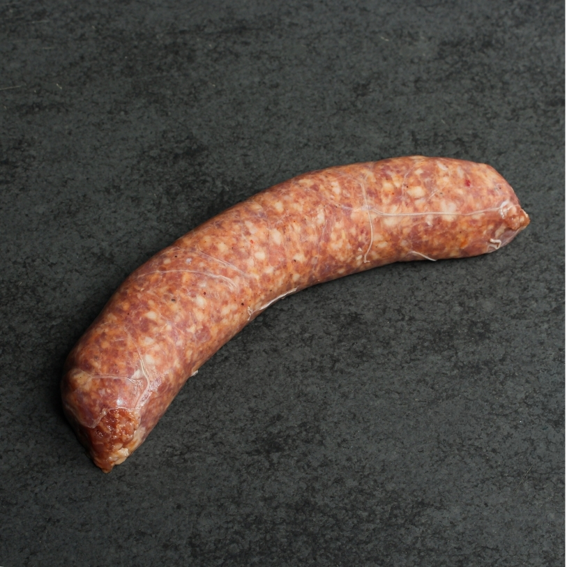 Overhead of Hot Italian Chicken Sausage