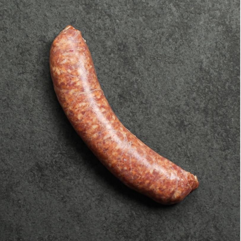 Side View of Hot Italian Chicken Sausage